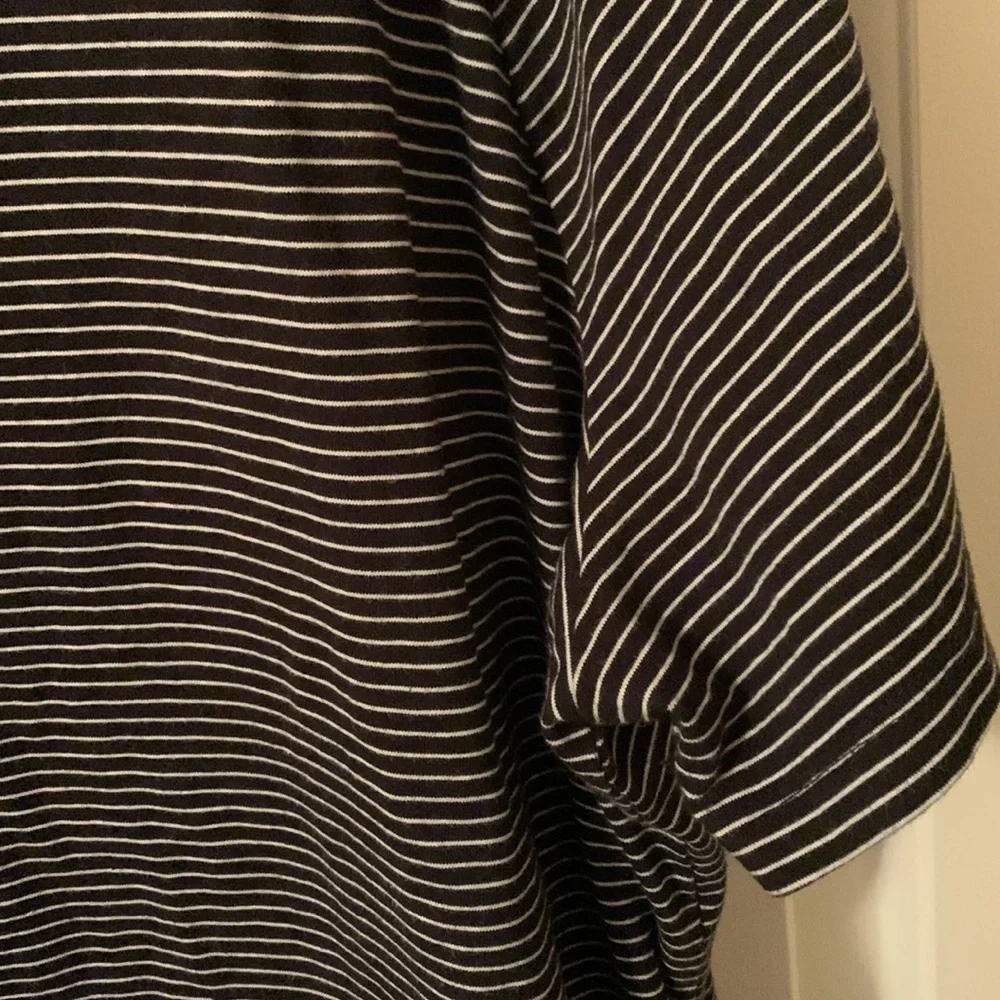 EUC Terra & Sky black&white striped midi stretchy dress w/pockets 3x(24W-26W) - Picture 7 of 11